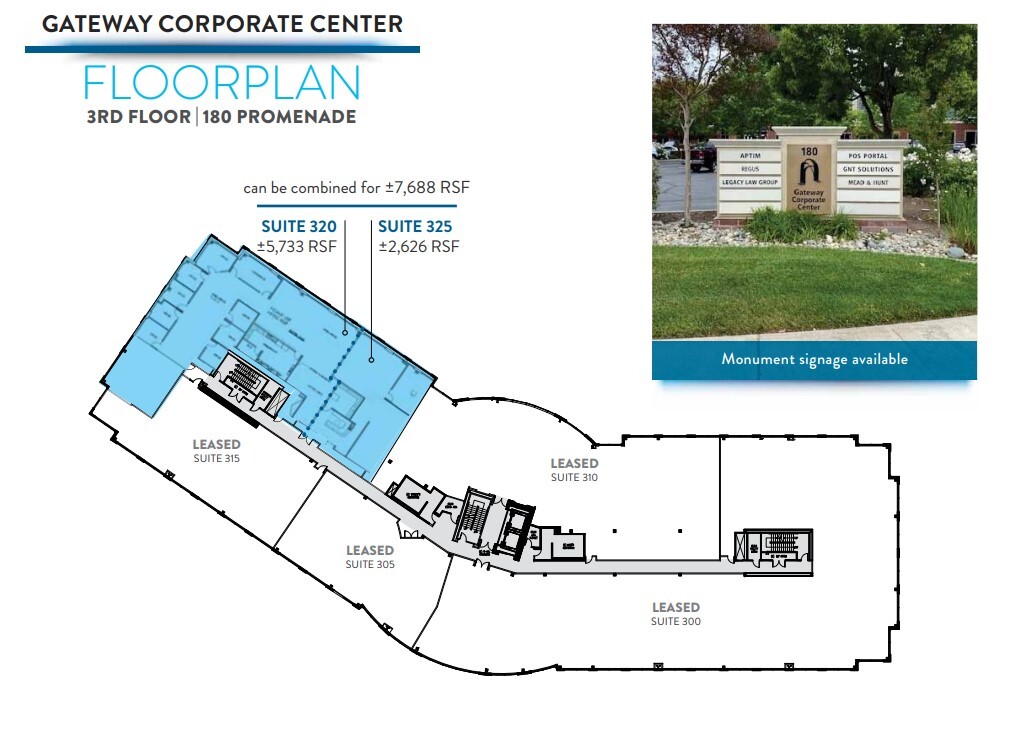 180 Promenade Cir, Sacramento, CA en alquiler Plano de la planta- Imagen 1 de 1