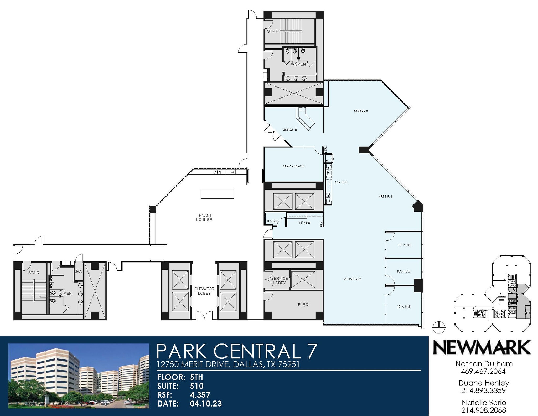 12750 Merit Dr, Dallas, TX en alquiler Plano de la planta- Imagen 1 de 1