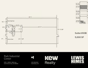 6000 E 58th Ave, Commerce City, CO en alquiler Plano del sitio- Imagen 1 de 1