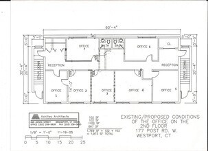 175-179 Post Rd W, Westport, CT en alquiler Plano de la planta- Imagen 1 de 5