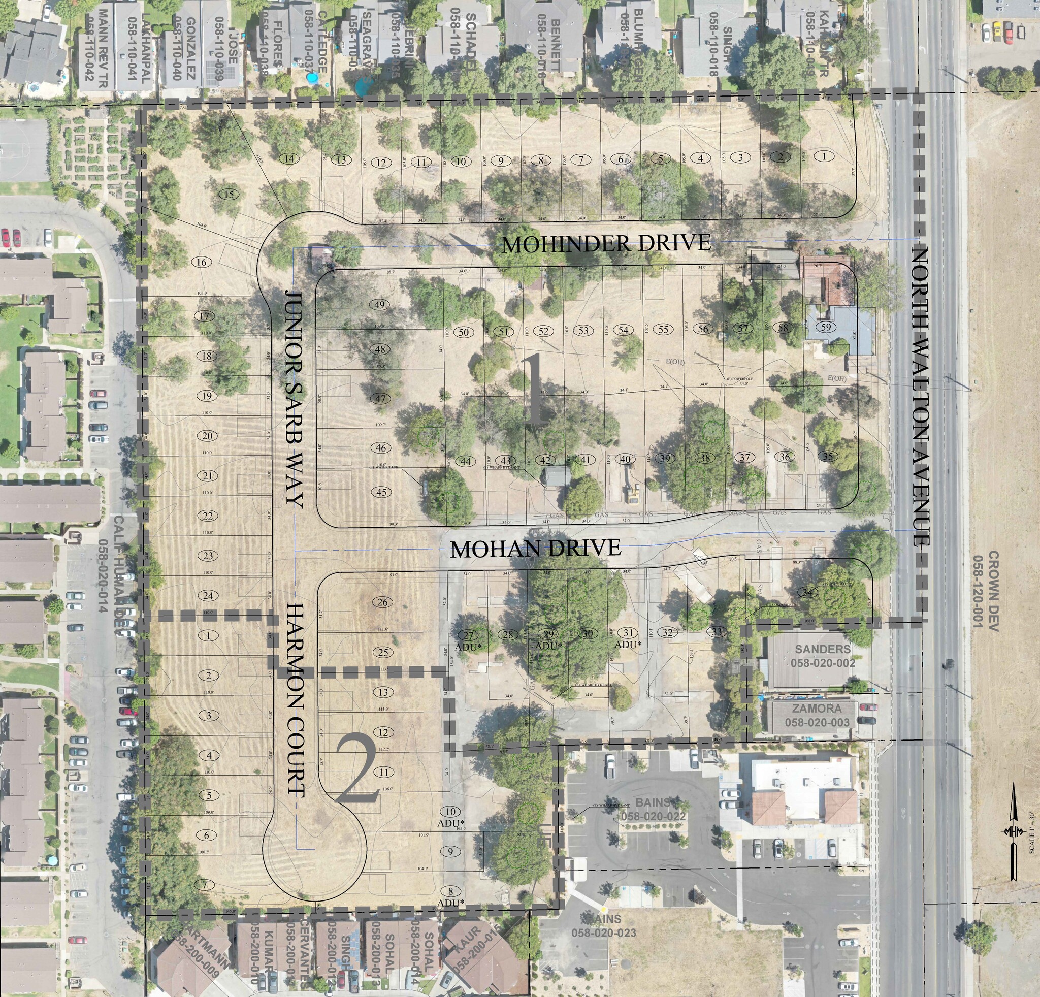 400 N Walton Ave, Yuba City, CA en venta Plano del sitio- Imagen 1 de 5