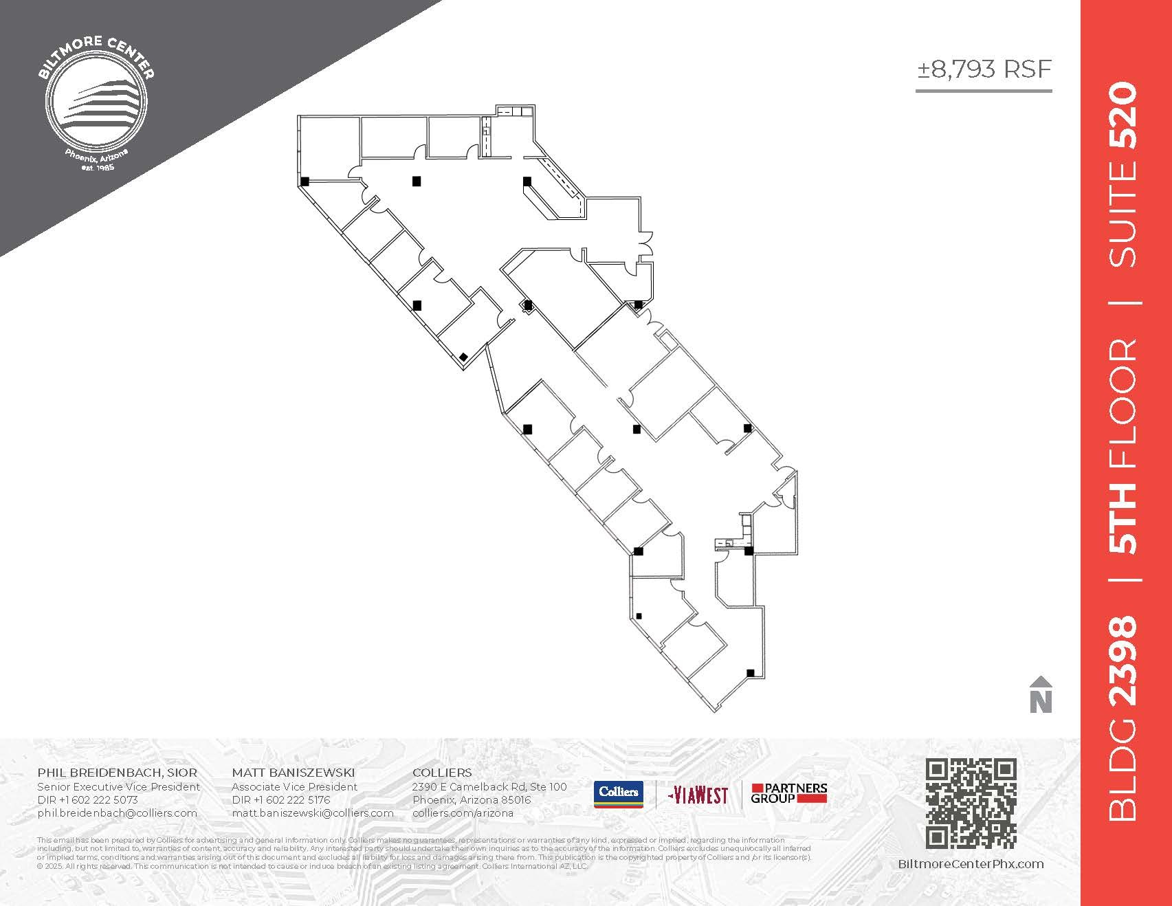 2398 E Camelback Rd, Phoenix, AZ en alquiler Plano de la planta- Imagen 1 de 1