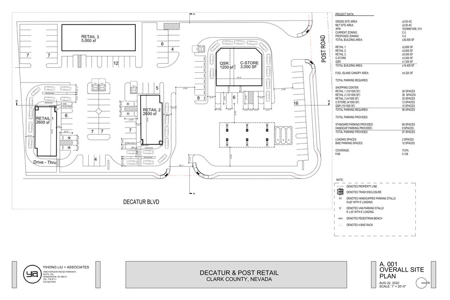 6435 S Decatur Blvd, Las Vegas, NV en alquiler - Plano del sitio - Imagen 2 de 2