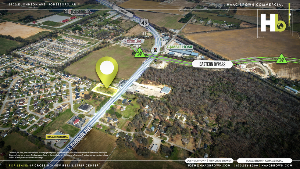 5910E Johnson Avenue, Jonesboro, AR en alquiler - Vista aérea - Imagen 3 de 5