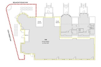 2400 18th St, Washington, DC en alquiler Plano de la planta- Imagen 1 de 1