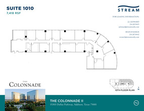 15301 N Dallas Pky, Addison, TX en alquiler Plano de la planta- Imagen 1 de 1