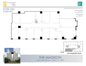 15851 Dallas Pkwy, Addison, TX en alquiler Plano de la planta- Imagen 1 de 1