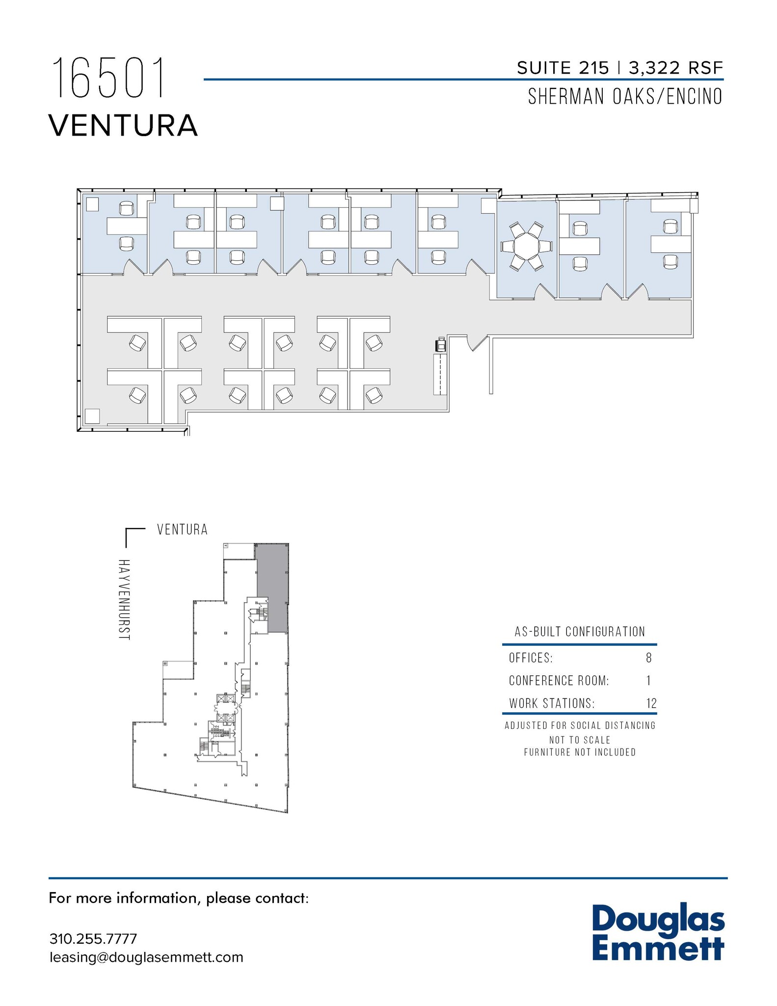 16501 Ventura Blvd, Encino, CA en alquiler Plano de la planta- Imagen 1 de 1