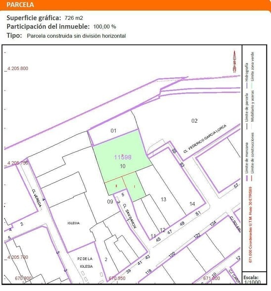 en Murcia, Murcia en venta - Plano de la planta - Imagen 1 de 1
