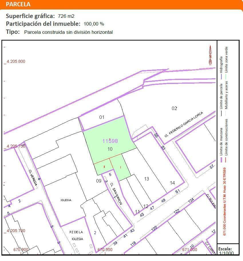 en Murcia, Murcia en venta Plano de la planta- Imagen 1 de 2
