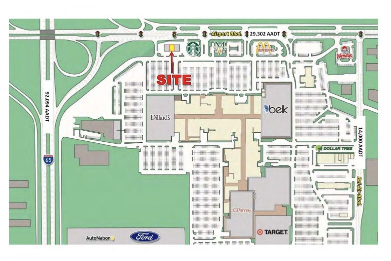 3299 Bel Air Mall, Mobile, AL en alquiler Plano del sitio- Imagen 1 de 1