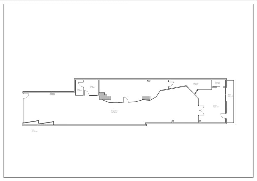 Carrer d'Amílcar, 126, Barcelona, Barcelona en venta - Plano de planta tipo - Imagen 1 de 1