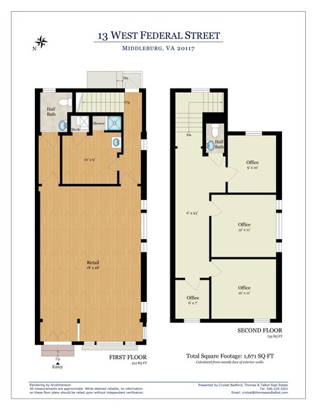 1-13 W Federal St, Middleburg, VA en alquiler - Plano del sitio - Imagen 1 de 17