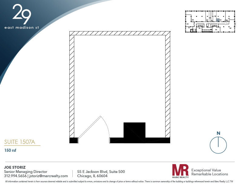 29 E Madison St, Chicago, IL en alquiler Plano de la planta- Imagen 1 de 1