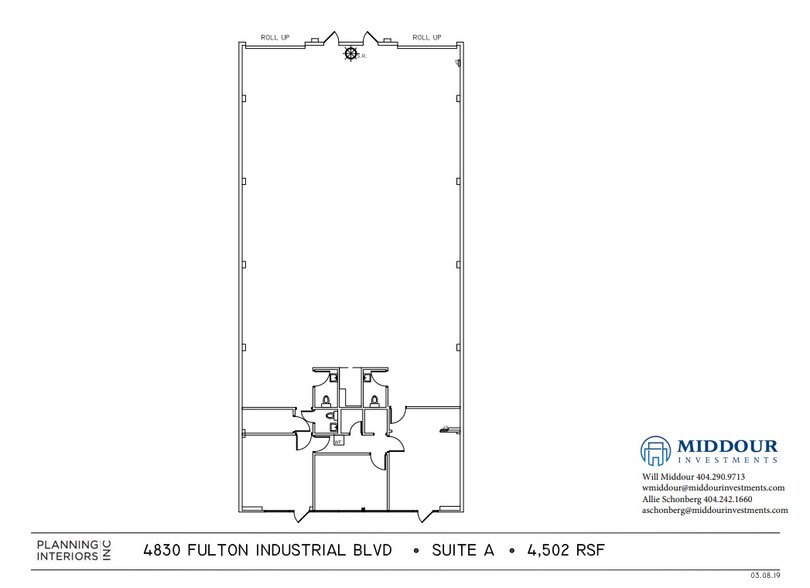 4830 Fulton Industrial Blvd SW, Atlanta, GA en venta - Plano de la planta - Imagen 2 de 2