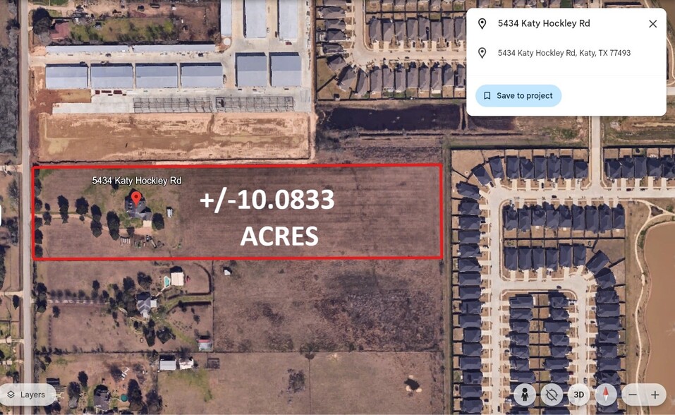 5434 Katy Hockley Rd, Katy, TX en venta - Vista aérea - Imagen 3 de 5