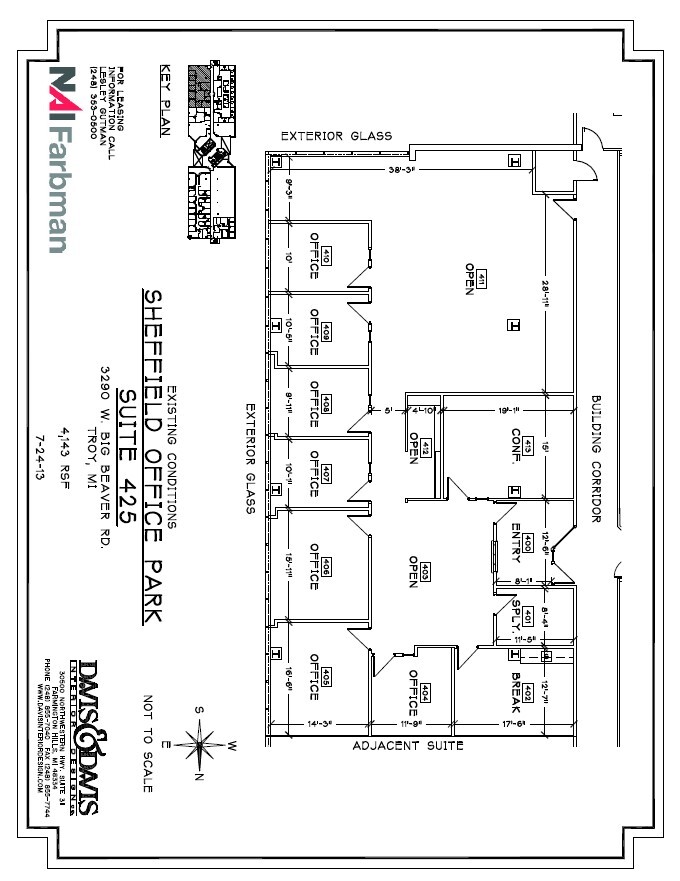 3310 W Big Beaver Rd, Troy, MI en alquiler Plano de la planta- Imagen 1 de 1