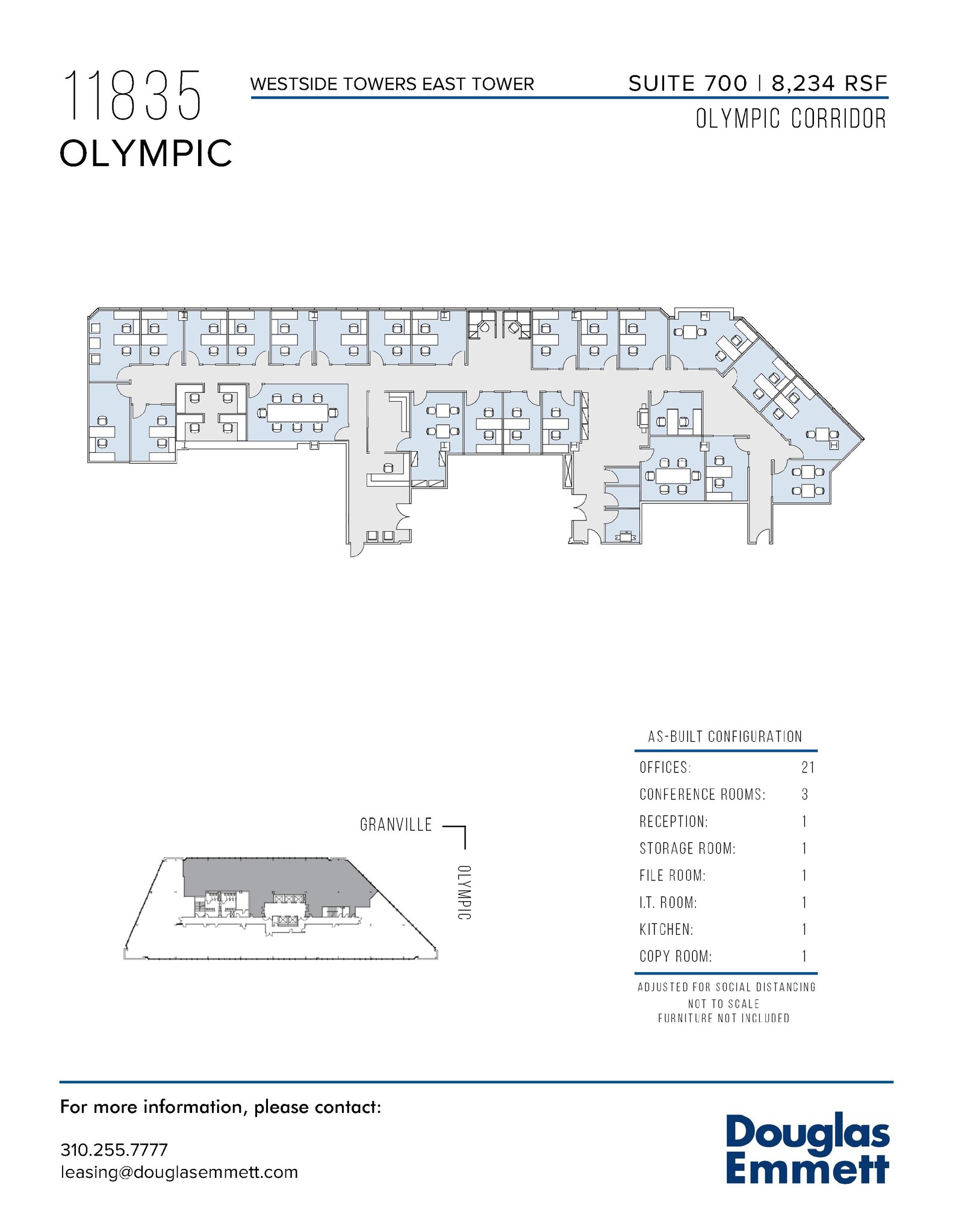 11845 W Olympic Blvd, Los Angeles, CA en alquiler Plano de la planta- Imagen 1 de 1