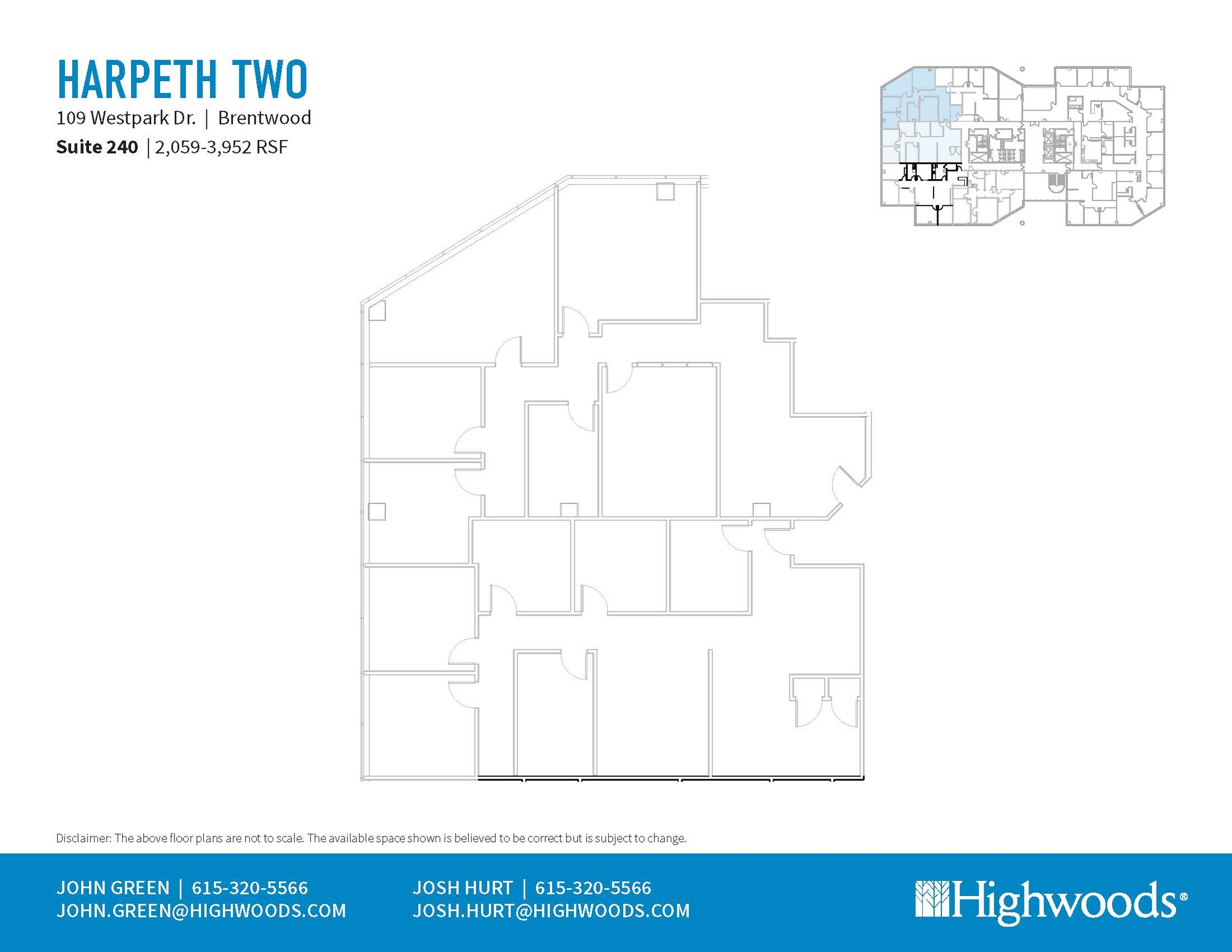 109 Westpark Dr, Brentwood, TN en alquiler Plano de la planta- Imagen 1 de 1