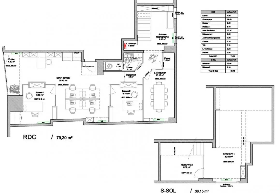 34 Rue Blomet, Paris en venta Plano de la planta- Imagen 1 de 10