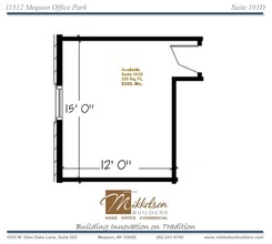 11512 N Port Washington Rd, Mequon, WI en alquiler Plano de la planta- Imagen 1 de 1