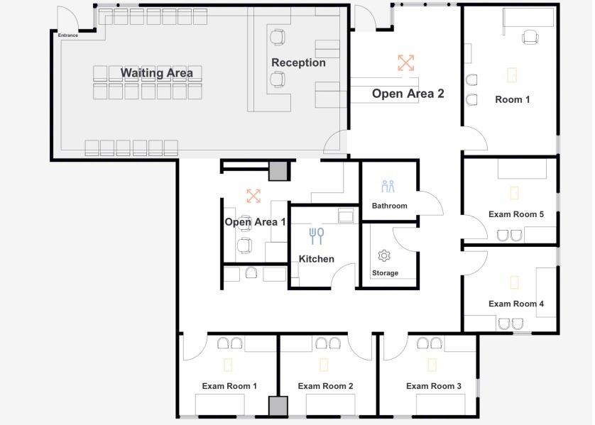 1111 Delafield St, Waukesha, WI en alquiler Plano de la planta- Imagen 1 de 2