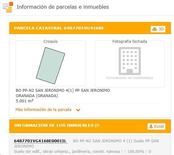 Terreno en Granada, Granada en venta - Plano del sitio - Imagen 2 de 2