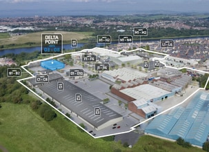Unit 3-8 Delta Point Lune Business Park, Lancaster, LAN - AÉREA vista de mapa