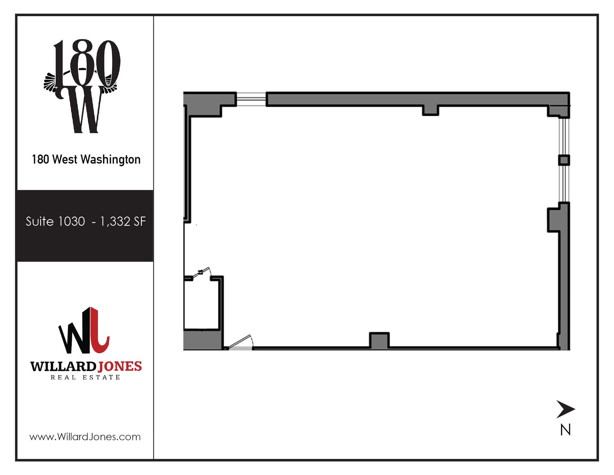 180 W Washington St, Chicago, IL en alquiler Plano de la planta- Imagen 1 de 1