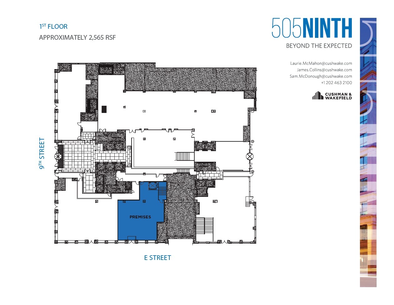 505 9th St NW, Washington, DC en alquiler Plano de la planta- Imagen 1 de 1