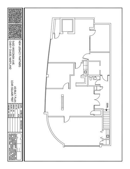 5420 Wisconsin Ave, Chevy Chase, MD en alquiler - Plano de la planta - Imagen 2 de 2