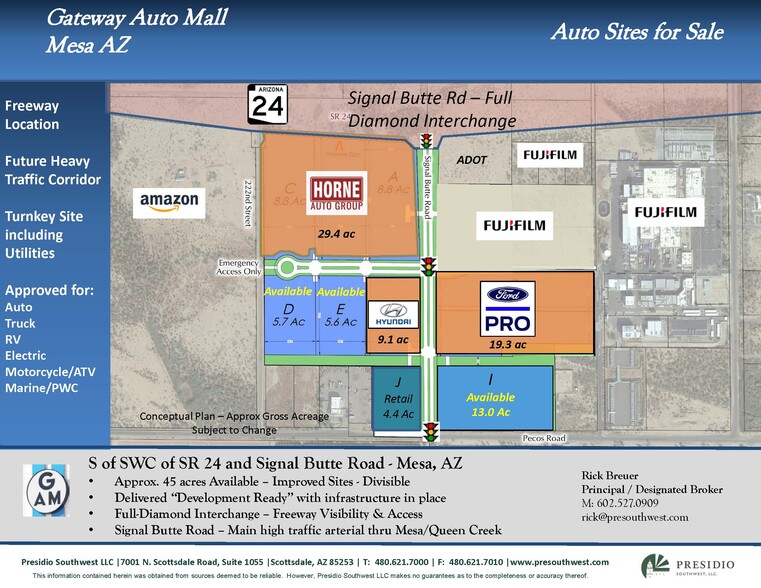 S of SWC of SR 24 and Signal Butte Rd, Mesa, AZ en venta - Foto del edificio - Imagen 1 de 1