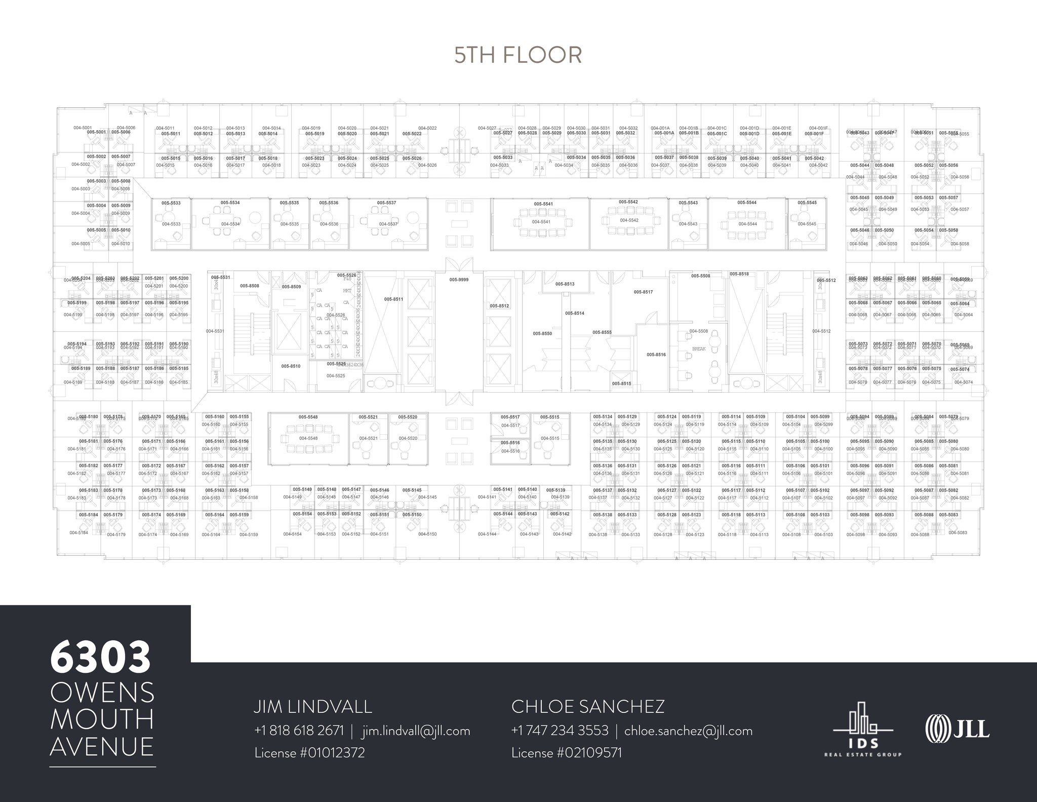 6303 Owensmouth Ave, Woodland Hills, CA en alquiler Plano del sitio- Imagen 1 de 1