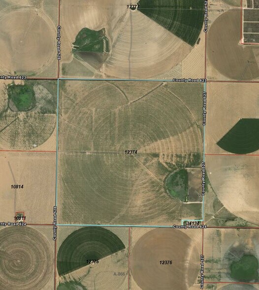 NEC of CR 624 and CR 526, Hart, TX en venta - Vista aérea - Imagen 3 de 6