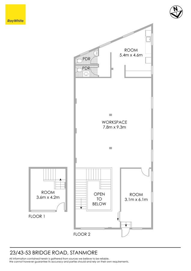 43-53 Bridge Rd, Stanmore, NSW 2048 - Unidad 23 -  - Plano de la planta - Image 1 of 7