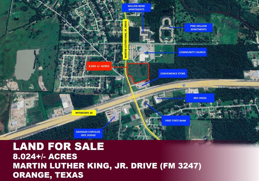 0 Martin Luther King Jr Dr, Orange, TX en venta - Foto del edificio - Imagen 1 de 1