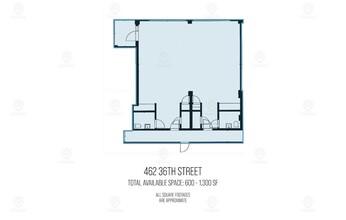 462 36th St, Brooklyn, NY en alquiler Plano de la planta- Imagen 1 de 1