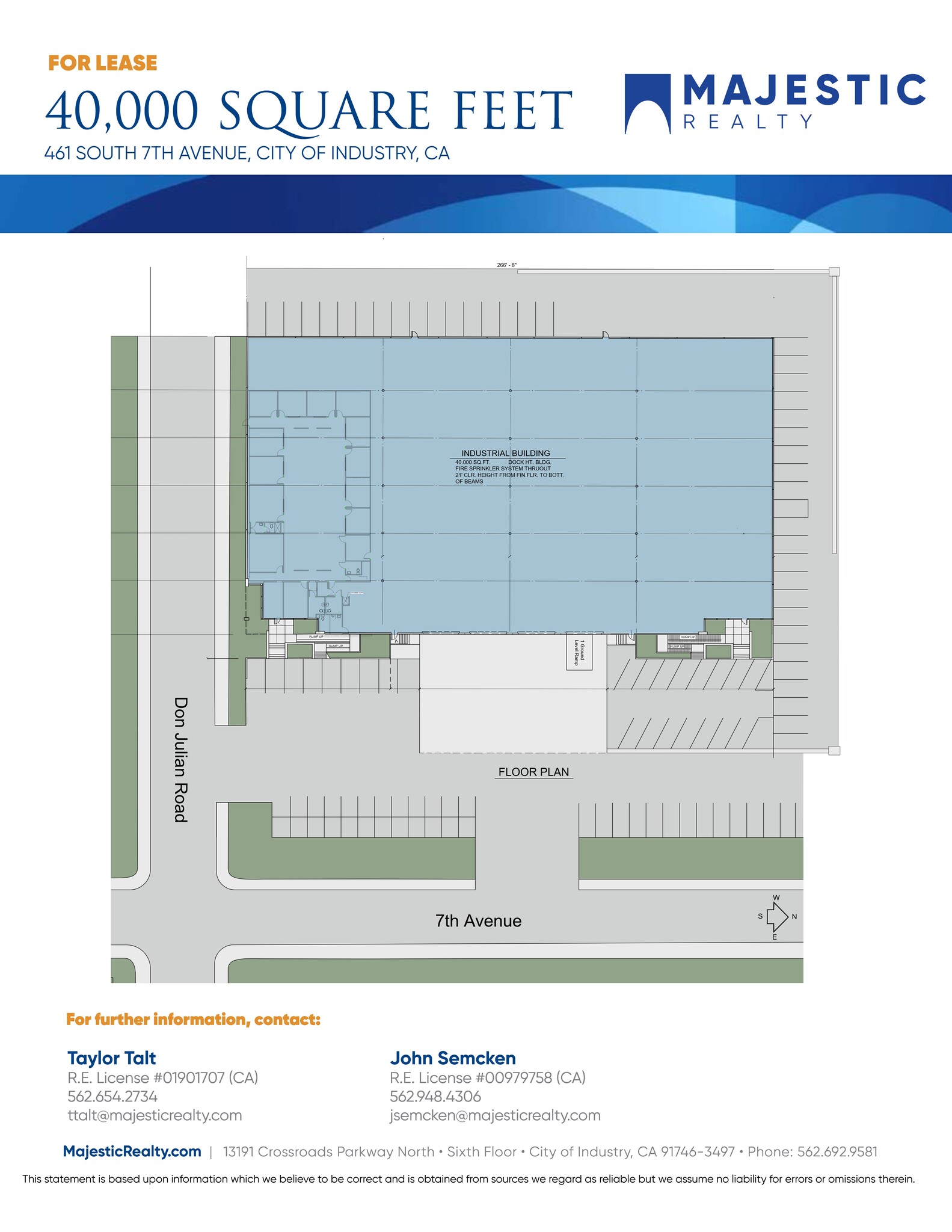 461 S 7th Ave, City Of Industry, CA en alquiler Plano del sitio- Imagen 1 de 7