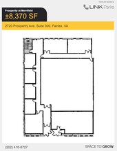 2701 Prosperity Ave, Merrifield, VA en alquiler Plano de la planta- Imagen 2 de 2