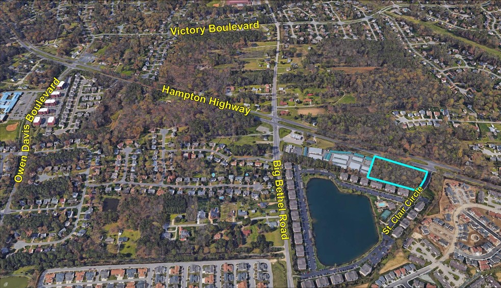 2370 Hampton Hwy, Yorktown, VA en venta - Vista aérea - Imagen 1 de 4