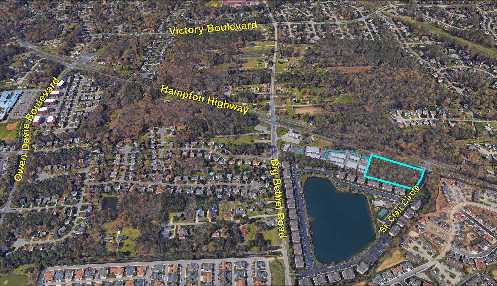 2370 Hampton Hwy, Yorktown, VA en venta Vista aérea- Imagen 1 de 5