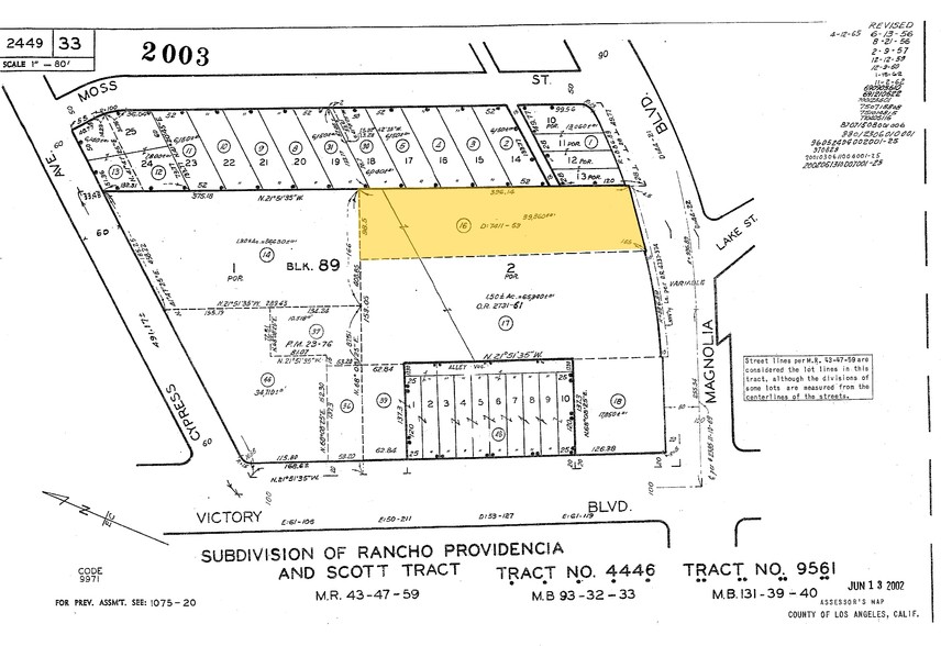 173-179 W Magnolia Blvd, Burbank, CA en alquiler - Plano de solar - Imagen 3 de 7