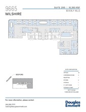 9665 Wilshire Blvd, Beverly Hills, CA en alquiler Plano de la planta- Imagen 1 de 1