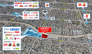 19231 Victory Blvd, Reseda, CA - VISTA AÉREA  vista de mapa - Image1