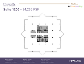 6 Concourse Pky NE, Atlanta, GA en alquiler Plano de la planta- Imagen 1 de 1