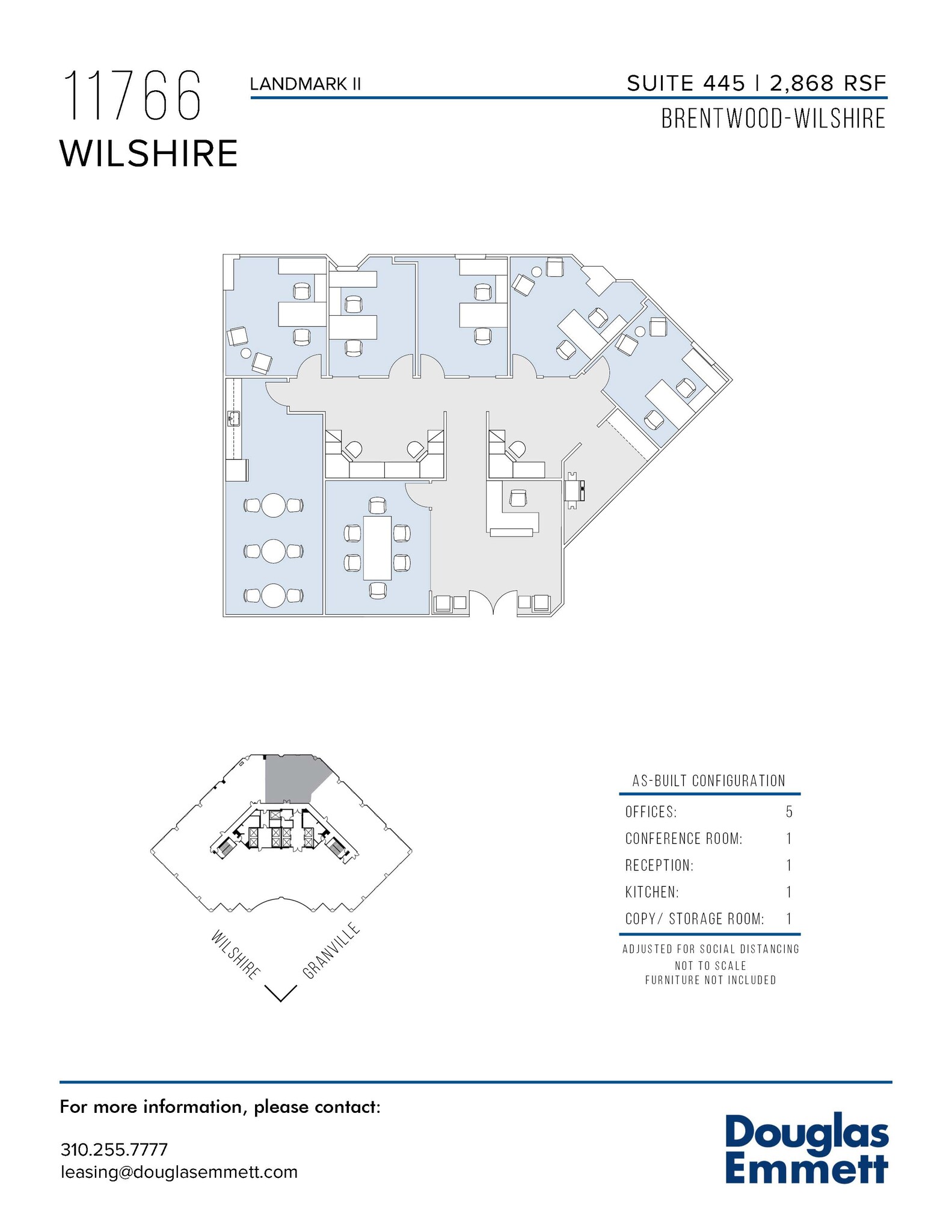 11766 Wilshire Blvd, Los Angeles, CA en alquiler Plano de la planta- Imagen 1 de 1