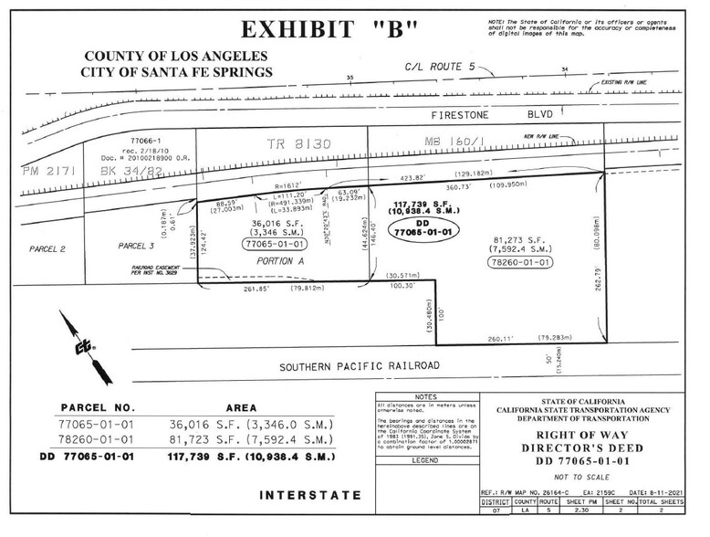 13560 Firestone Blvd, Santa Fe Springs, CA en venta - Plano de solar - Imagen 2 de 3