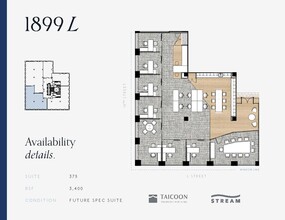 1899 L St NW, Washington, DC en alquiler Plano de la planta- Imagen 2 de 2