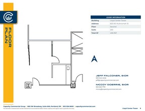 825 NE Multnomah St, Portland, OR en alquiler Plano de la planta- Imagen 1 de 1