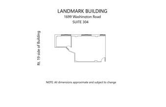 1699 Washington Rd, Pittsburgh, PA en alquiler Plano de la planta- Imagen 1 de 1